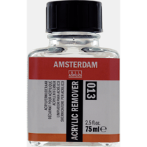 Médium - Décapant pinceaux - Peinture acrylique - Amsterdam - Flacon 75ml