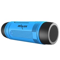 Enceinte Bluetooth Waterproof Multifonctionnelle Pour Smartphones Avec Batterie 4000mAh Et Lampe Torche Bleu YONIS