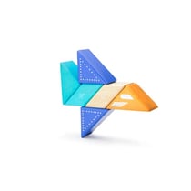 6 blocs en bois magnétiques - Avion à réaction