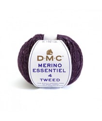 Pelote de laine Merino Essentiel 4 Tweed - DMC 905 Violet