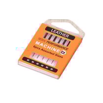 Assortiment de 6 aiguilles machine à coudre universelles cuir taille 80-90