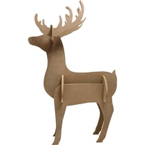 Silhouette 3D cerf 66,5x102 cm - MDF - Silhwood