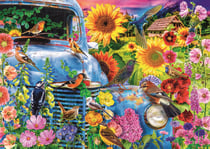 Puzzle 1000 pièces - L'Heure Du Thé : La Vie À La Campagne : Les Oiseaux Chanteurs - Trefl