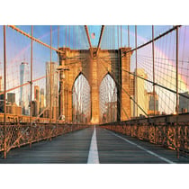 Puzzle le pont de brooklyn, new york 500 pieces - collection urbain etats unis - nathan - 871247