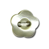 Lot de 3 boutons en forme de Violette couleur Vert vintage 12mm