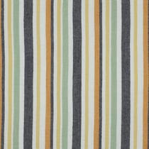 Tissu Double Gaze fil teinté Rayures noir et jaune sur fond Blanc