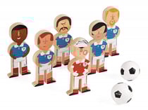 6 quilles champions de football - janod - j03209 - jeu d'adresse