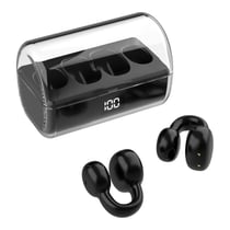 Ecouteurs Bluetooth Conduction Sonore Avec Affichage Digital Etanche Noir Noir YONIS