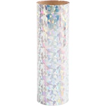 Film décoratif, L : 15,5 cm, ép. 0,02 mm, argent, 50 cm/ 1 rouleau