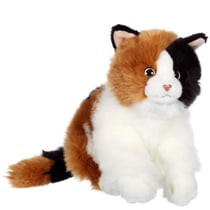 Chat Mimiz Tricolore - Peluche - 28 cm