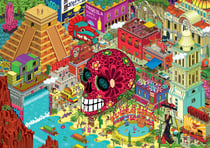 Puzzle 1500 pièces - Mexique - Grafika