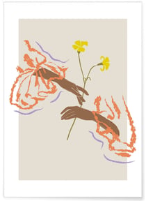 Affiche Une fleur | A3 : 29,7x42cm