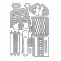 Gabarit de découpe pour machine Tonic Studios - Boîte à outils fantastique - M52048