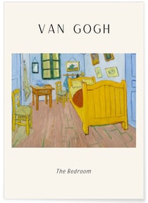 Affiche Van Gogh - The Bedroom | A3 : 29,7x42cm