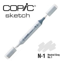 Copic - Marqueur à l'alcool Copic Sketch N1 Neutral Gray No.1