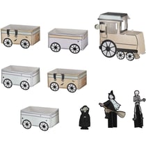 Centre de Table Halloween Vampire et Sorcière