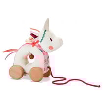 Louise la licorne peluche caline a tirer - lilliputiens - 83060 - jouet a tirer
