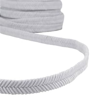 Bobine 15m Galon chevrons Gris Clair 15mm