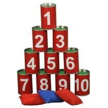 Chamboule tout traditionnel - buiten speel - ga093 - jeu d'adresse exterieur