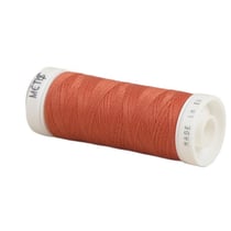 Bobine fil polyester 200m Oeko Tex fabriqué en Europe orange rouge