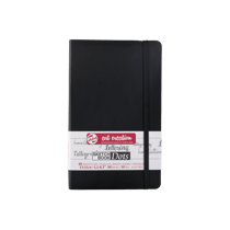 Carnet croquis 13x21cm - 80 feuilles - 80g - noir - Royal Talens