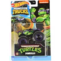 Hot wheels tortues ninja - monster trucks donatello - voiture - vehicule miniature - monster jam - tmnt - turtles - mattel hkm22