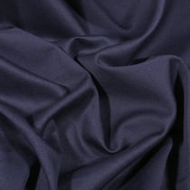 Tissu Coton Sergé uni Bleu marine