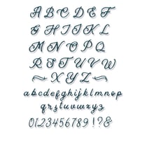 Matrice de découpe - Alphabet - Dies Thinlits - Sizzix