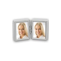 Cadre - Double photo - Métal - 3,5x4,5cm - A poser - Décoration