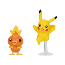 Pokémon - Pack 2 figurines First Partner Battle Figure Set Poussifeu & Pikachu 10