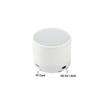 Mini Enceinte Bluetooth V2.1 Stéréo Pour Tous Téléphones Mobiles Support Mains-Libres Batterie Rechargeable Blanc YONIS
