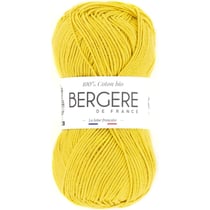Pelote de laine - Safran - 100% coton bio - 3mm - Tricot et crochet - Bergère de France