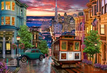 Puzzle 1000 pièces - San Francisco Trolley - Bluebird Puzzle