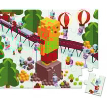 Puzzle robocubes avec valise 24 pieces - janod - 02943