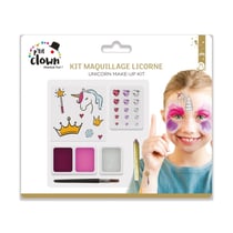Kit maquillage - licorne - 2 couleurs : Rose, violet