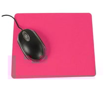 Tapis De Souris Antidérapant Jaune Ultra Fin Lavable Pour Ordinateur Bureau Rose 2 YONIS