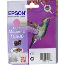 Cartouche jet d'encre Originale T0806 Magenta clair EPSON