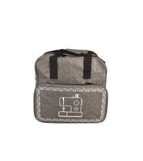 Sac pour machine à coudre/surjeteuse gris clair 38x29x36cm