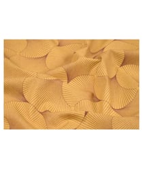 Tissu coton moderne de 160 cm de largeur york moutarde vendu par 50 cm