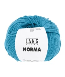 Pelote de coton à tricoter Norma - Lang Yarns 79 Bleu