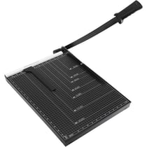 ACROPAQ Massicot A3, B4, A4, B5, A5, B6- Coupe Papier 8 feuilles à la fois- Guillotine 2 barres d'acier- Règle magnétique amovible