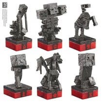 Minecraft - Jeu d'échecs Overworld Heroes vs. Hostile Mobs