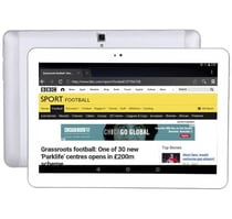 Tablette Tactile Android 10 Pouces 4G Quadcore 32Go Dual Sim Ecran Ips HD Blanc YONIS