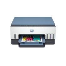 Imprimante multifonctions jet d'encre HP Smart Tank 670 - Bleu, Blanc, Gris