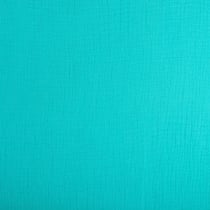 Tissu Double gaze de coton uni Turquoise - Au mètre