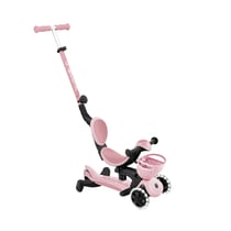 Trottinette évolutive GO-UP BABY LIGHTS 360  Rose pastel - Globber