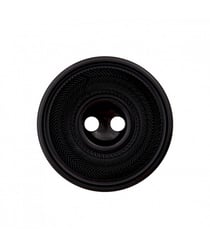 Carte de 3 boutons strillés 2 trous 18mm - Prym Noir