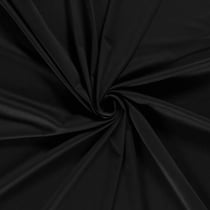 Tissu Suédine extensible Elora aspect daim uni Noir