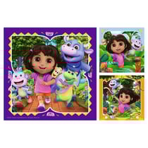 Puzzle 3x49 pieces - Pret pour l'exploration / Dora