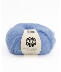 Pelote de Laine et Mohair à tricoter PINGO BRUSH MOHAIR - Phildar Bleu lavande